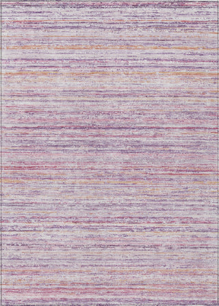 Piper Looms Chantille Stripes ACN1239 Mauve Machine Washable Area Rug main image