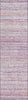 Piper Looms Chantille Stripes ACN1239 Mauve Machine Washable Area Rug Runner Main Image