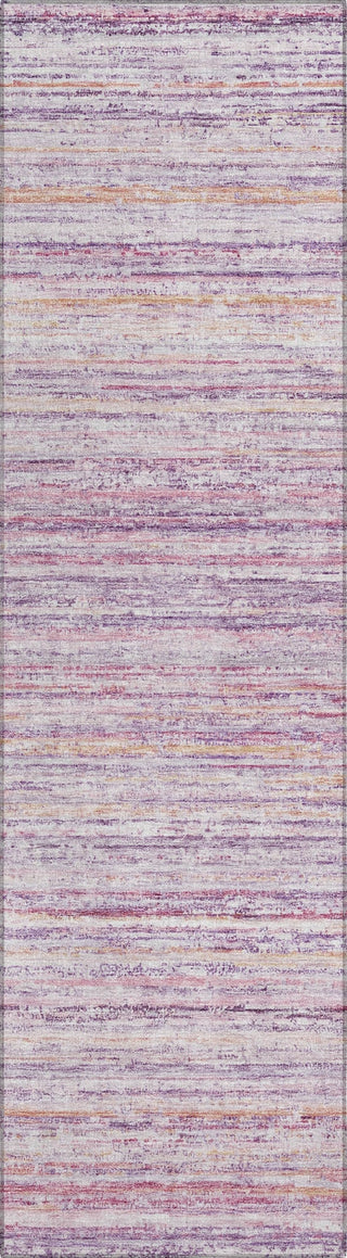 Piper Looms Chantille Stripes ACN1239 Mauve Machine Washable Area Rug Runner Main Image