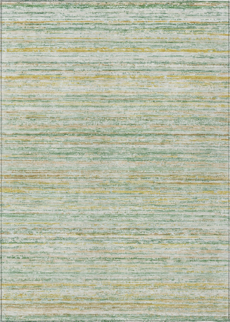 Piper Looms Chantille Stripes ACN1239 Mint Machine Washable Area Rug main image