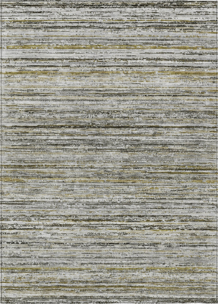 Piper Looms Chantille Stripes ACN1239 Pewter Machine Washable Area Rug main image