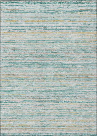 Piper Looms Chantille Stripes ACN1239 Teal Machine Washable Area Rug main image