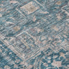 Piper Looms Chantille Medallion ACN1240 Blue Machine Washable Area Rug Swatch Image