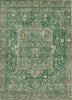 Piper Looms Chantille Medallion ACN1240 Emerald Machine Washable Area Rug main image