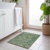 Piper Looms Chantille Medallion ACN1240 Emerald Machine Washable Area Rug Scatter Lifestyle Image Feature