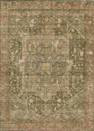 Piper Looms Chantille Medallion ACN1240 Fern Machine Washable Area Rug main image