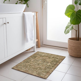 Piper Looms Chantille Medallion ACN1240 Fern Machine Washable Area Rug Scatter Lifestyle Image Feature