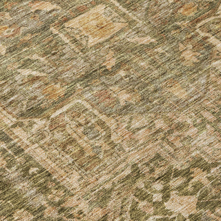 Piper Looms Chantille Medallion ACN1240 Fern Machine Washable Area Rug Swatch Image