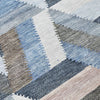 Piper Looms Chantille Geometric ACN1241 Blue Machine Washable Area Rug Swatch Image