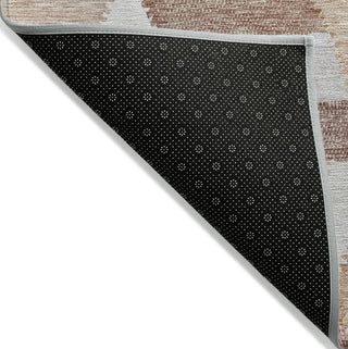 Piper Looms Chantille Geometric ACN1241 Copper Machine Washable Area Rug Backing Image