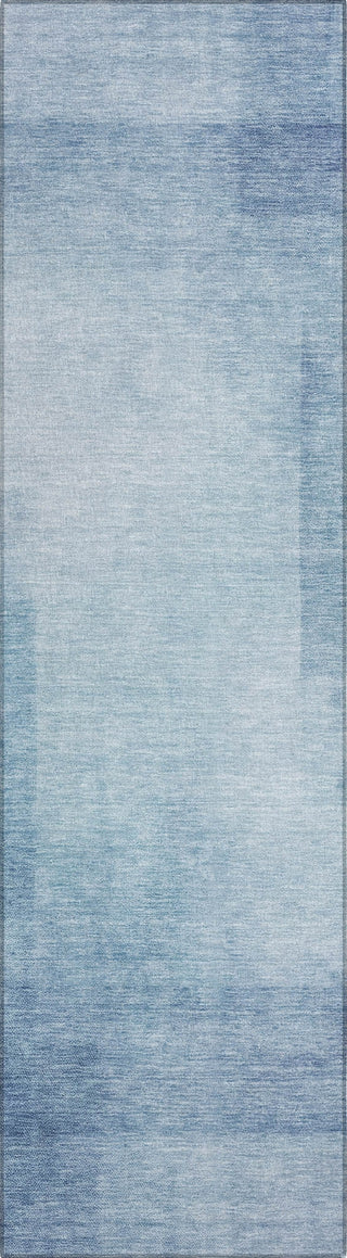 Piper Looms Chantille Geometric ACN1244 Blue Machine Washable Area Rug Runner Main Image