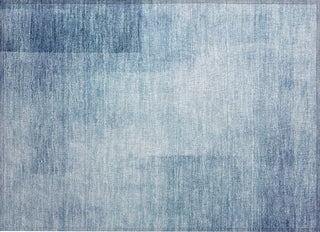 Piper Looms Chantille Geometric ACN1244 Blue Machine Washable Area Rug Scatter Main Image