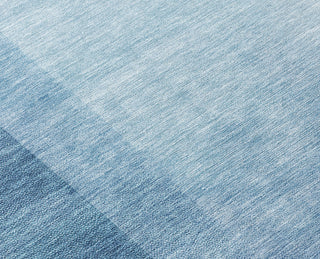 Piper Looms Chantille Geometric ACN1244 Blue Machine Washable Area Rug Swatch Image