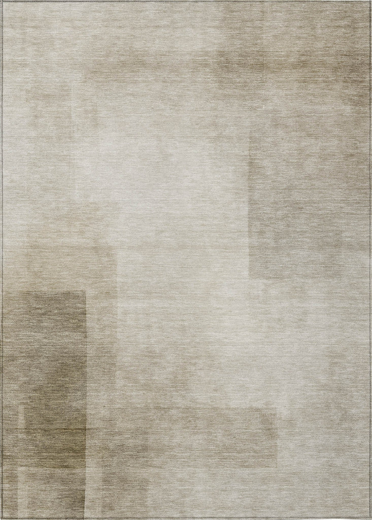 Piper Looms Chantille Geometric ACN1245 Khaki Machine Washable Area Rug main image