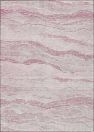Piper Looms Chantille Stripes ACN1249 Pink Machine Washable Area Rug main image