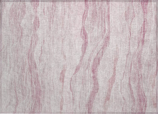 Piper Looms Chantille Stripes ACN1249 Pink Machine Washable Area Rug Scatter Main Image
