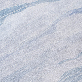 Piper Looms Chantille Stripes ACN1250 Sky Machine Washable Area Rug Swatch Image