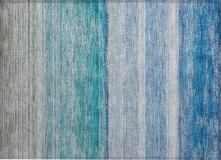 Piper Looms Chantille Stripes ACN1252 Sky Machine Washable Area Rug Scatter Main Image