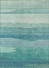 Piper Looms Chantille Stripes ACN1254 Turquoise Machine Washable Area Rug main image