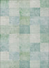 Piper Looms Chantille Geometric ACN1256 Seafoam Machine Washable Area Rug main image