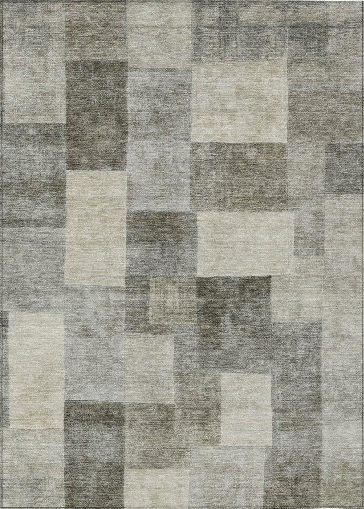 Piper Looms Chantille Geometric ACN1263 Taupe Machine Washable Area Rug main image