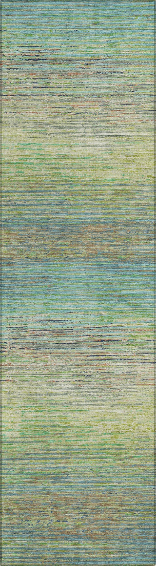Piper Looms Chantille Stripes ACN1264 Aloe Machine Washable Area Rug Runner Main Image