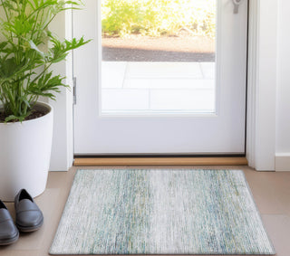 Piper Looms Chantille Stripes ACN1269 Linen Machine Washable Area Rug Scatter Lifestyle Image Feature