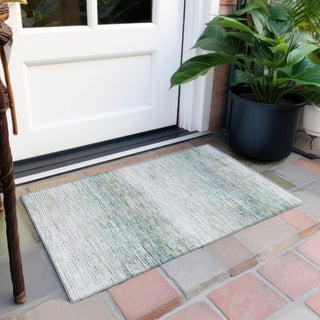 Piper Looms Chantille Stripes ACN1269 Linen Machine Washable Area Rug Scatter Outdoor Lifestyle Image Feature