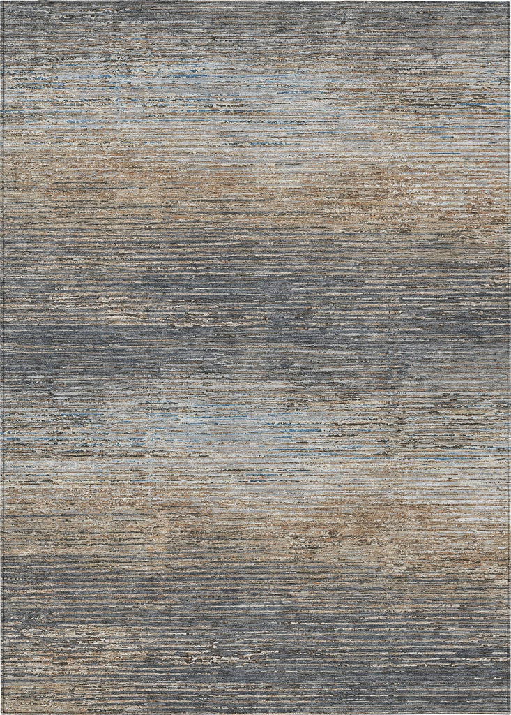 Piper Looms Chantille Stripes ACN1270 Pewter Machine Washable Area Rug main image