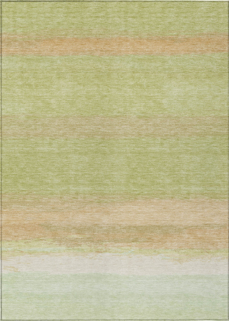 Piper Looms Chantille Stripes ACN1272 Aloe Machine Washable Area Rug main image