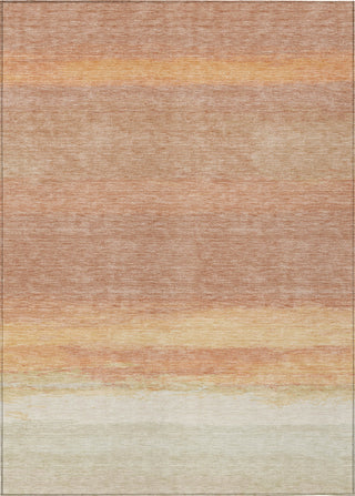 Piper Looms Chantille Stripes ACN1274 Salmon Machine Washable Area Rug main image