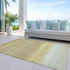 Piper Looms Chantille Stripes ACN1275 Tan Machine Washable Area Rug Outdoor Lifestyle Image Feature