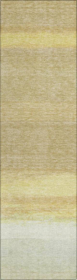 Piper Looms Chantille Stripes ACN1275 Tan Machine Washable Area Rug Runner Main Image