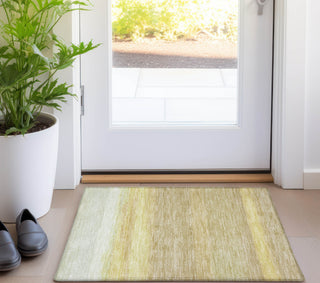 Piper Looms Chantille Stripes ACN1275 Tan Machine Washable Area Rug Scatter Lifestyle Image Feature