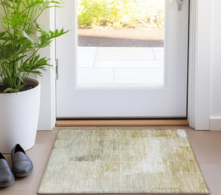 Piper Looms Chantille Stripes ACN1276 Wheat Machine Washable Area Rug Scatter Lifestyle Image Feature