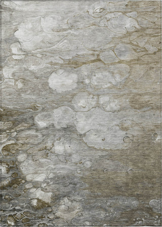 Piper Looms Chantille Abstract ACN1279 Taupe Machine Washable Area Rug main image