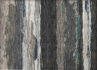 Piper Looms Chantille Modern ACN1280 Black Machine Washable Area Rug Scatter Main Image