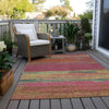 Piper Looms Chantille Modern ACN1281 Blush Machine Washable Area Rug Outdoor Lifestyle Image Feature