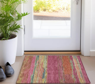 Piper Looms Chantille Modern ACN1281 Blush Machine Washable Area Rug Scatter Lifestyle Image Feature