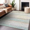 Piper Looms Chantille Modern ACN1283 Ivory Machine Washable Area Rug Lifestyle Image Feature