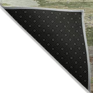 Piper Looms Chantille Modern ACN1284 Olive Machine Washable Area Rug Backing Image