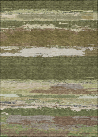 Piper Looms Chantille Modern ACN1284 Olive Machine Washable Area Rug main image