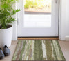 Piper Looms Chantille Modern ACN1284 Olive Machine Washable Area Rug Scatter Lifestyle Image Feature