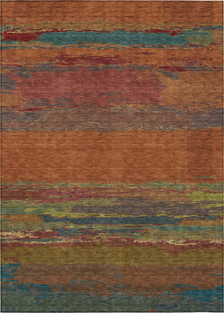 Piper Looms Chantille Modern ACN1286 Terracotta Machine Washable Area Rug main image
