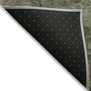 Piper Looms Chantille Modern ACN1289 Mocha Machine Washable Area Rug Backing Image