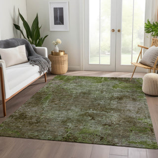 Piper Looms Chantille Modern ACN1289 Mocha Machine Washable Area Rug Lifestyle Image Feature