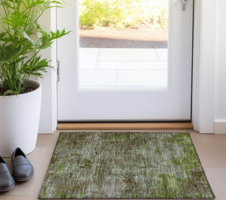 Piper Looms Chantille Modern ACN1289 Mocha Machine Washable Area Rug Scatter Lifestyle Image Feature