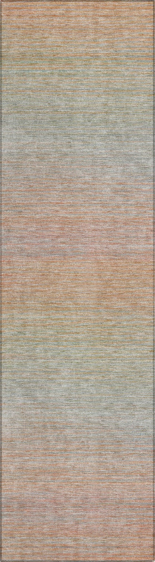 Piper Looms Chantille Stripes ACN1293 Coral Machine Washable Area Rug Runner Main Image
