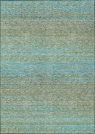 Piper Looms Chantille Stripes ACN1295 Teal Machine Washable Area Rug main image