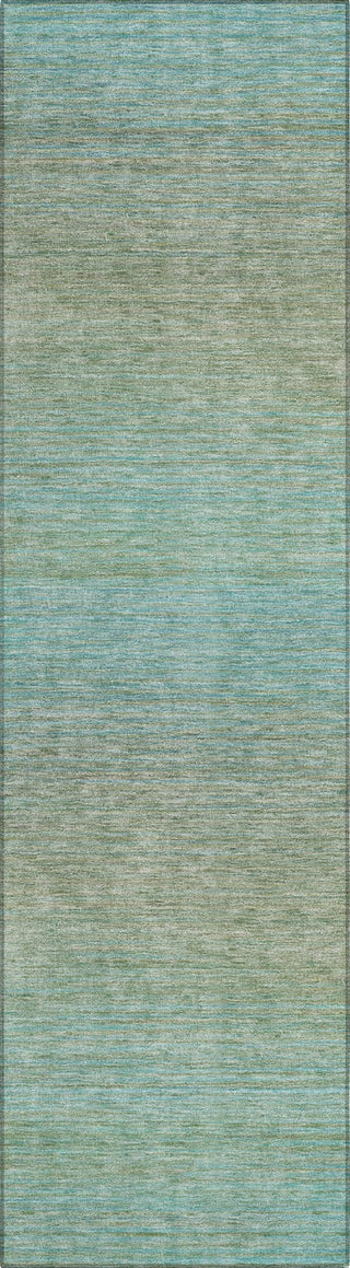 Piper Looms Chantille Stripes ACN1295 Teal Machine Washable Area Rug Runner Main Image